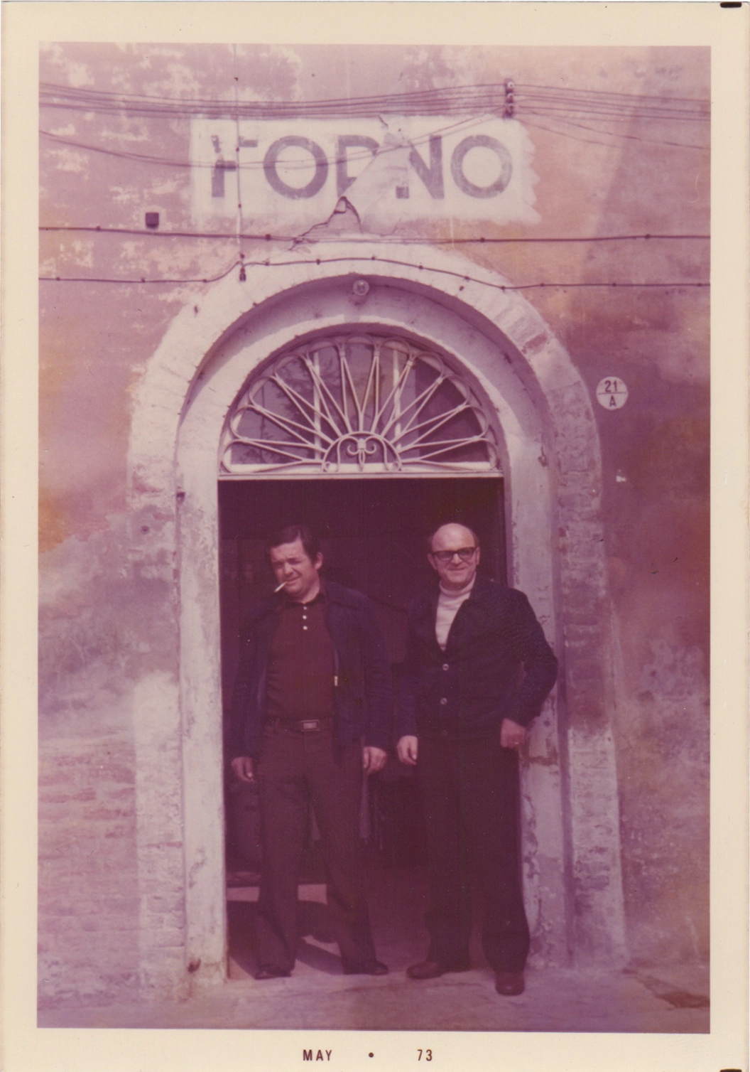 Maggio 1973 apertura del Forno di Sacchetti & Calzoni